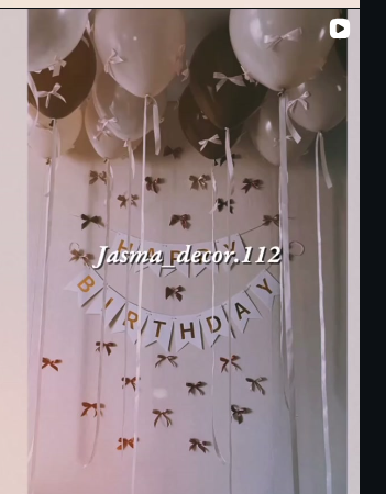 Birthday decoration by Jasma Decor