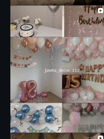 Birthday · Warm Rose decor